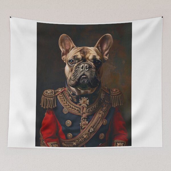 Item preview, Military French Bulldog Royal Uniform designed and sold by DigitalLegends1.