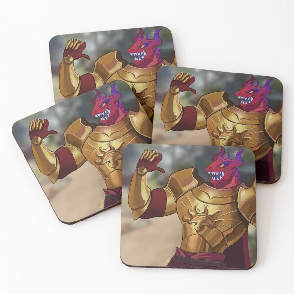 Item preview, Dragon knight with gold armor designed and sold by R0MB0.