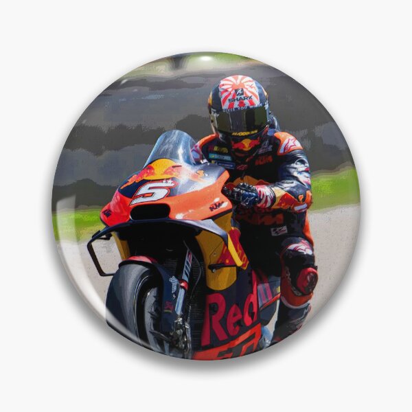 Item preview, Johann Zarco making a wheelie after the Italian Grand Prix at Mugello abstract designed and sold by Rodissimus1984.