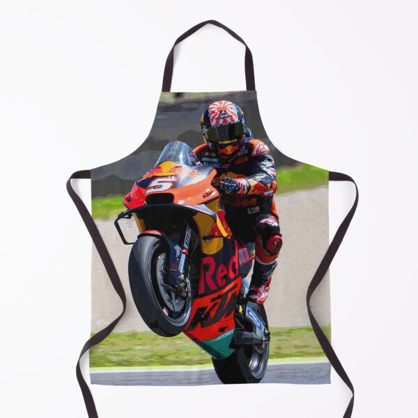 Item preview, Johann Zarco making a wheelie after the Italian Grand Prix at Mugello abstract designed and sold by Rodissimus1984.