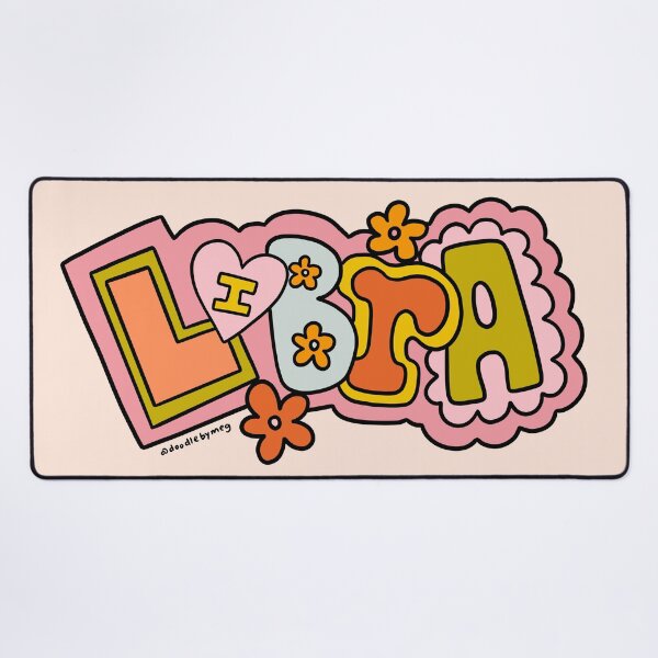 Item preview, Libra Doodle Letters designed and sold by doodlebymeg.