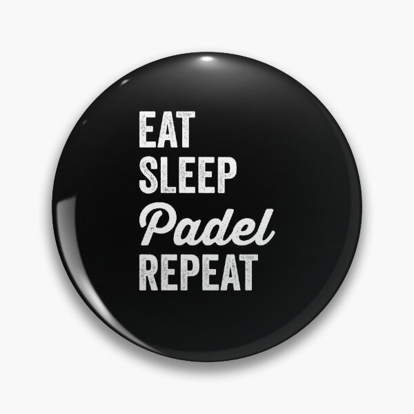 Item preview, Padel Tennis Gift Eat Sleep Padel Repeat Funny Padel Player designed and sold by Captain Mood.