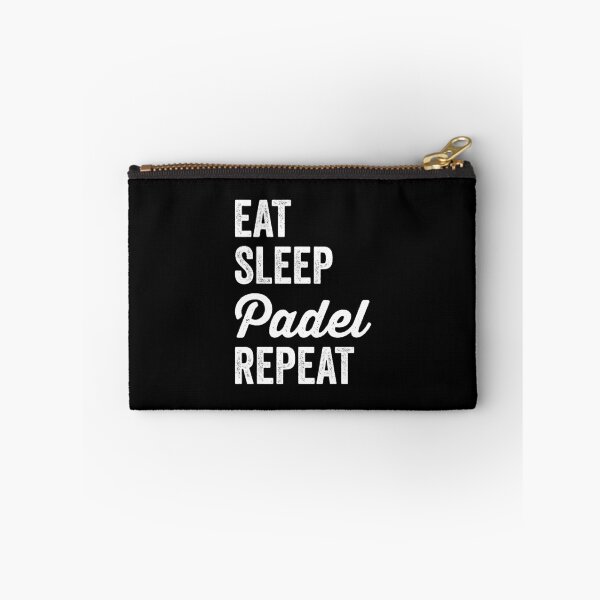 Item preview, Padel Tennis Gift Eat Sleep Padel Repeat Funny Padel Player designed and sold by Captain Mood.
