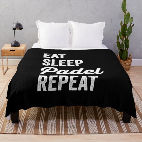 Item preview, Padel Tennis Gift Eat Sleep Padel Repeat Funny Padel Player designed and sold by Captain Mood.