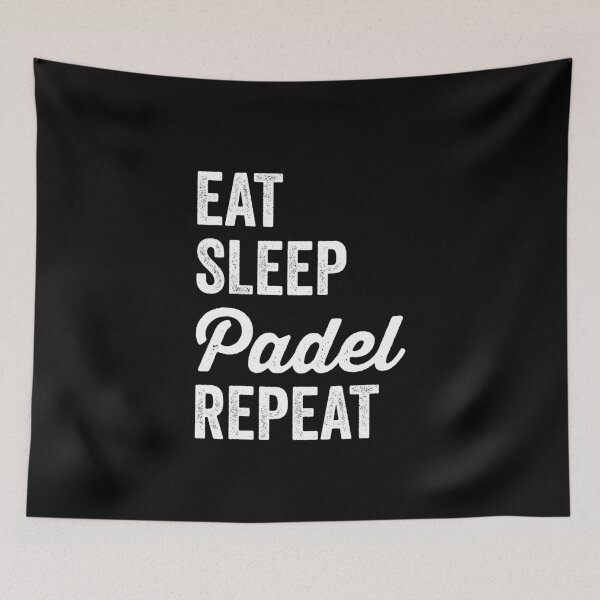 Item preview, Padel Tennis Gift Eat Sleep Padel Repeat Funny Padel Player designed and sold by Captain Mood.