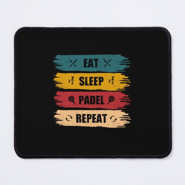 Item preview, Padel Tennis Gift Eat Sleep Padel Repeat Funny Padel Player designed and sold by Captain Mood.