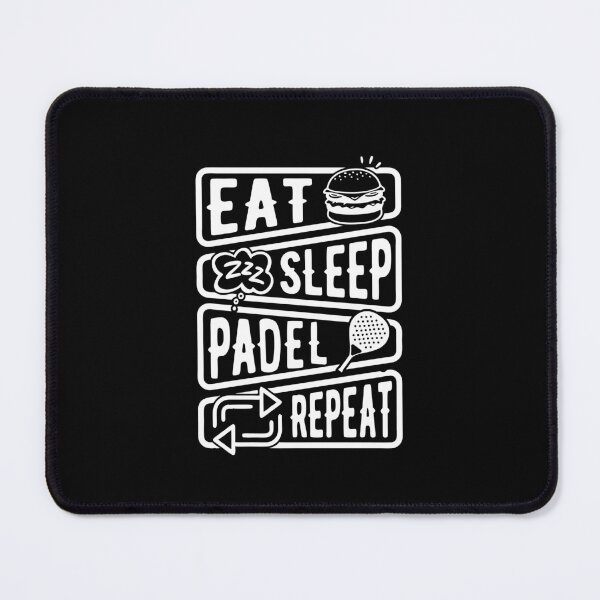 Item preview, Padel Tennis Gift Eat Sleep Padel Repeat Funny Padel Player designed and sold by Captain Mood.