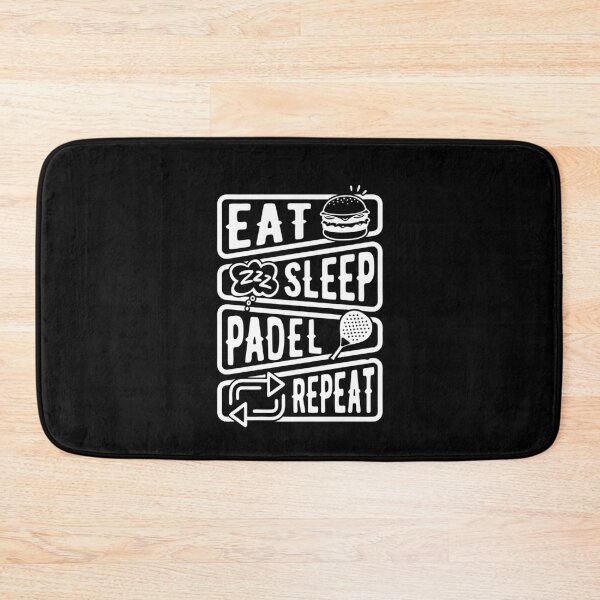 Item preview, Padel Tennis Gift Eat Sleep Padel Repeat Funny Padel Player designed and sold by Captain Mood.