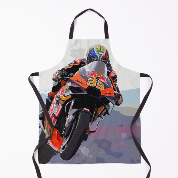Artikelvorschau, Aquarell von Brad Binder, der beim Herausfahren aus der Kurve auf der Rennstrecke Losail in Katar einen Wheelie macht entworfen und verkauft von Rodissimus1984.