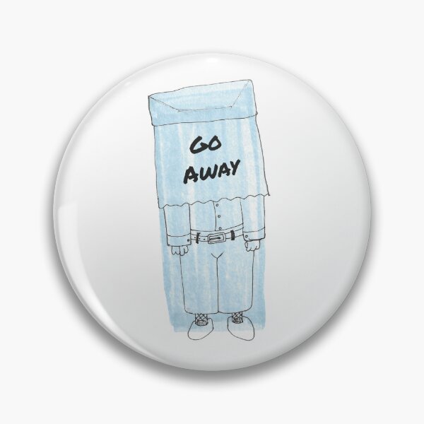 Item preview, Go Away designed and sold by Stitchlingsink.