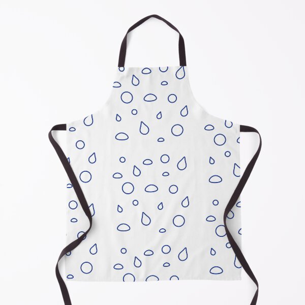 Item preview, Simple Blue Water Dropet Line Art Pattern designed and sold by Carsondood.