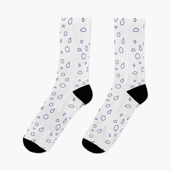 Item preview, Simple Blue Water Dropet Line Art Pattern designed and sold by Carsondood.