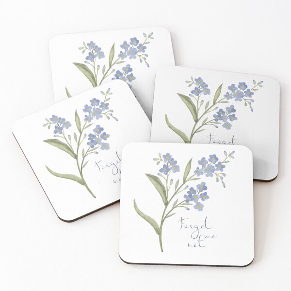 Item preview, Forget me not illustration  designed and sold by LindaSitniece.