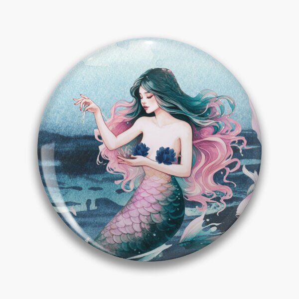 Item preview, Watercolor Mermaid  designed and sold by Cariselle CozyCorner.