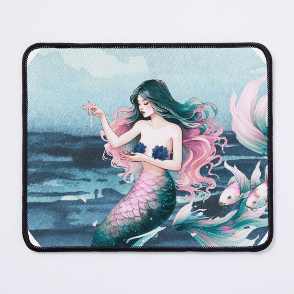 Item preview, Watercolor Mermaid designed and sold by Cariselle CozyCorner.