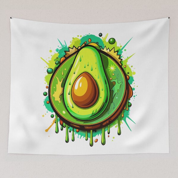 Item preview, avocado grafitti  designed and sold by jkrphoto.