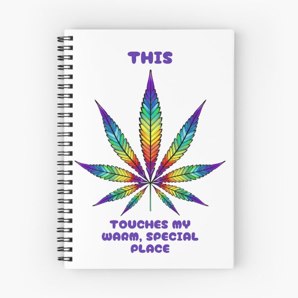 Artikelvorschau, Dies berührt meinen warmen, besonderen Ort – Weed (bunte Variante) entworfen und verkauft von PoppysPrintings.