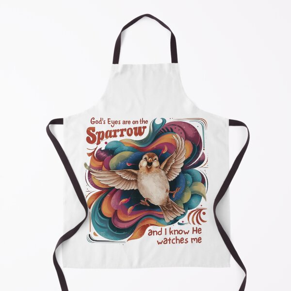 Item preview, God's Eyes are on the Sparrow, and I know He watches me, Sparrow  designed and sold by Faithloveshop.