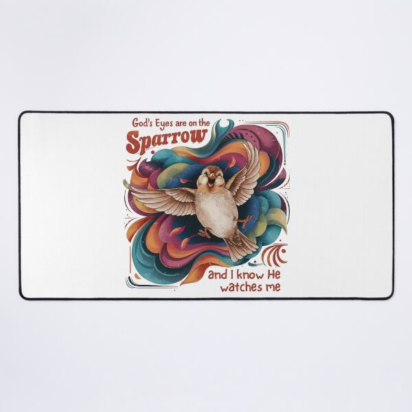 Item preview, God's Eyes are on the Sparrow, and I know He watches me, Sparrow  designed and sold by Faithloveshop.