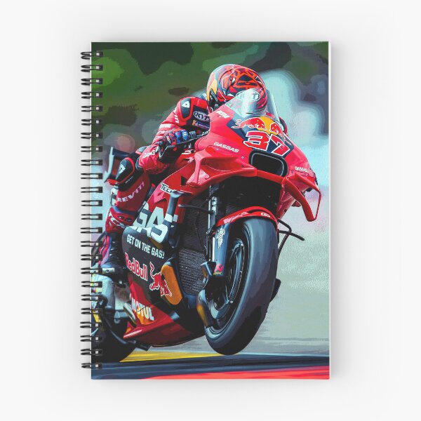 Item preview, Augusto Fernandez powering out of the corner during the German Grand Prix at the Sachsenring abstract designed and sold by Rodissimus1984.