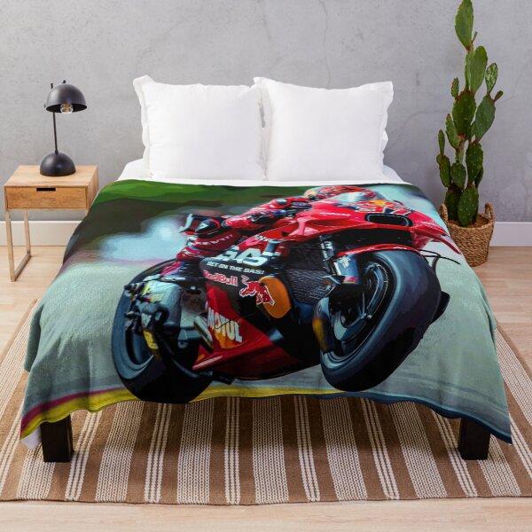 Item preview, Augusto Fernandez powering out of the corner during the German Grand Prix at the Sachsenring abstract designed and sold by Rodissimus1984.