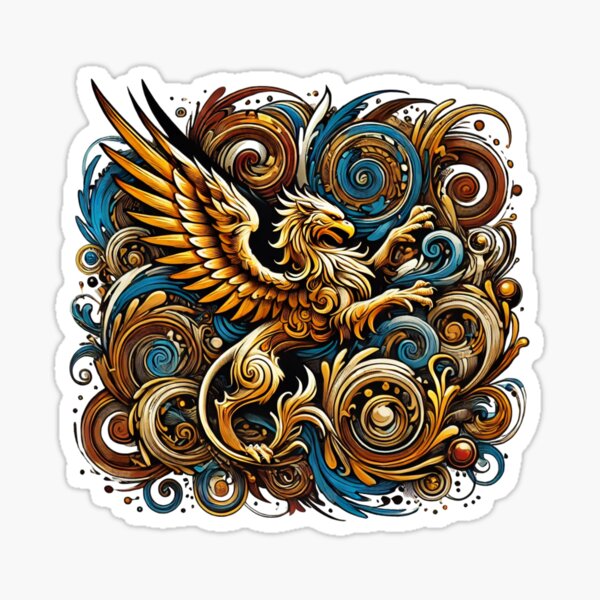 Item preview, Majestic Griffin in Abstract Patterns designed and sold by TeslaSt0re.