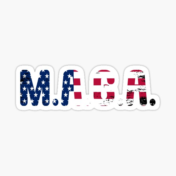 Item preview, M.A.G.A. American Flag Design designed and sold by Ayurveda Fun Store.