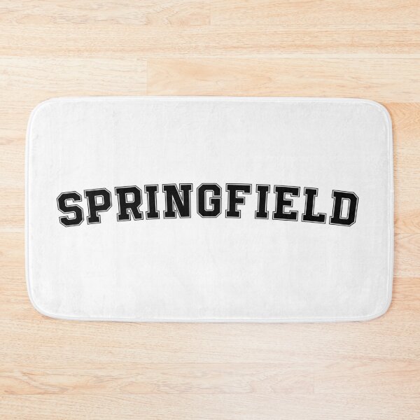 Item preview, Springfield - College Lettering (Black Text) designed and sold by thebigleebowski.