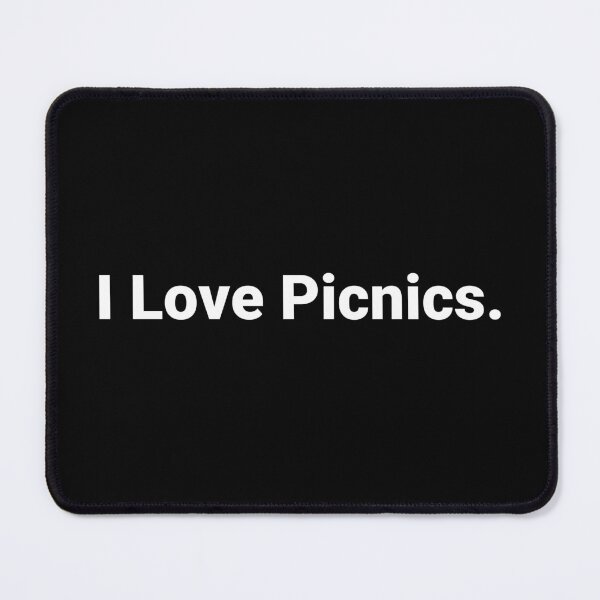 Item preview, I Love Picnics. designed and sold by Text-based T-Shirts and Gifts.