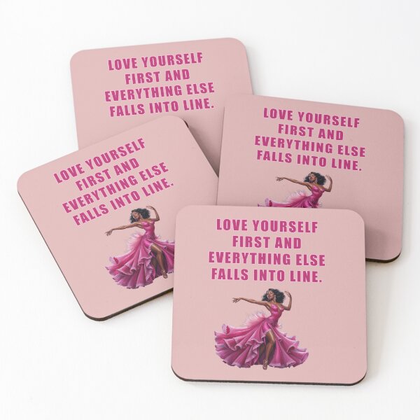 Item preview, LOVE YOURSELF FIRST AND EVERYTHING ELSE FALLS INTO LINE designed and sold by La Loca.