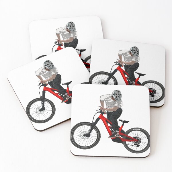 Item preview, Extreme MTB Rider Showcasing Skills designed and sold by GrizzlyCollective.