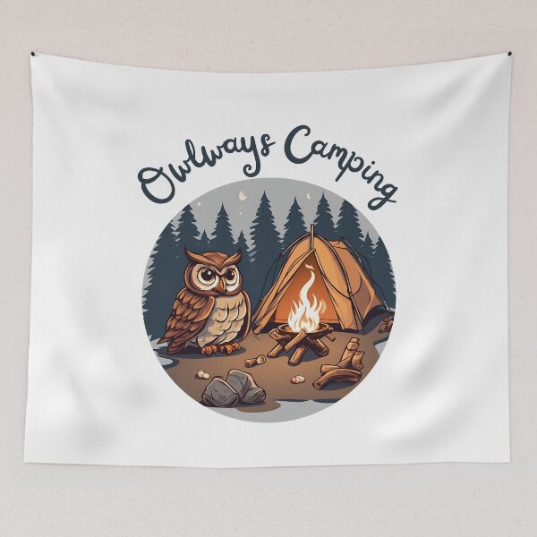 Item preview, Owl Camping Adventure designed and sold by Creastore.