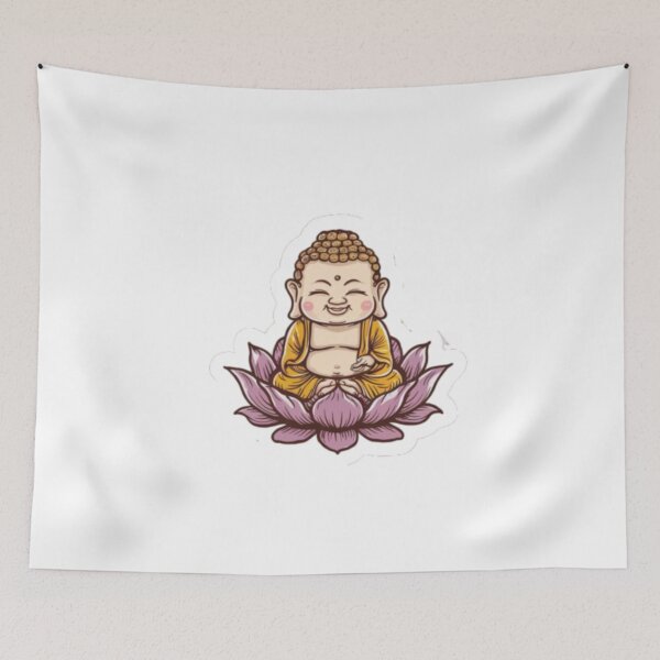 Item preview, Tiny Buddha Wall Art: Stickers for Home Decor designed and sold by New Art.