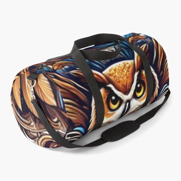 Item preview, Regal Owl in Abstract Patterns designed and sold by TeslaSt0re.