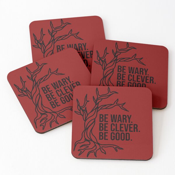 Item preview, Be Wary. Be Clever. Be Good. designed and sold by literartyghost.