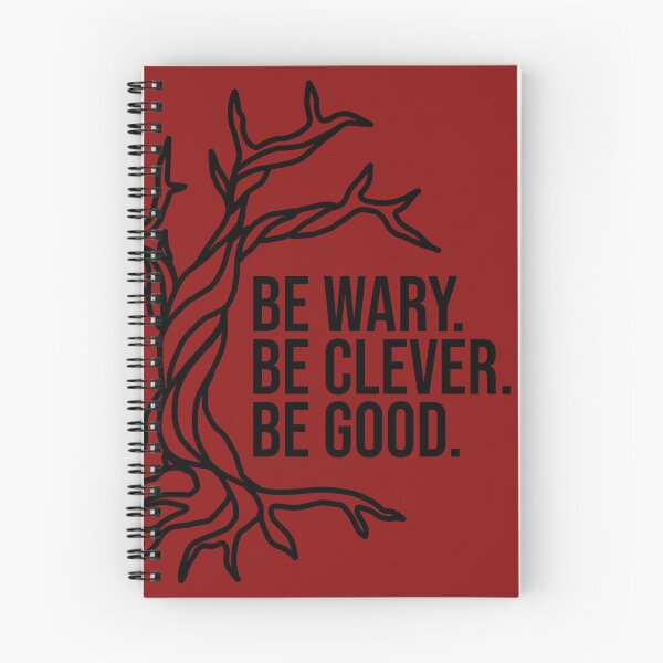 Item preview, Be Wary. Be Clever. Be Good. designed and sold by literartyghost.
