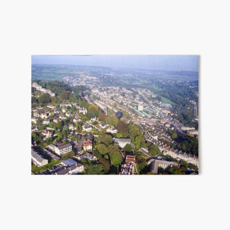 Aerial Image of Bath, Somerset, UK Art Board Print