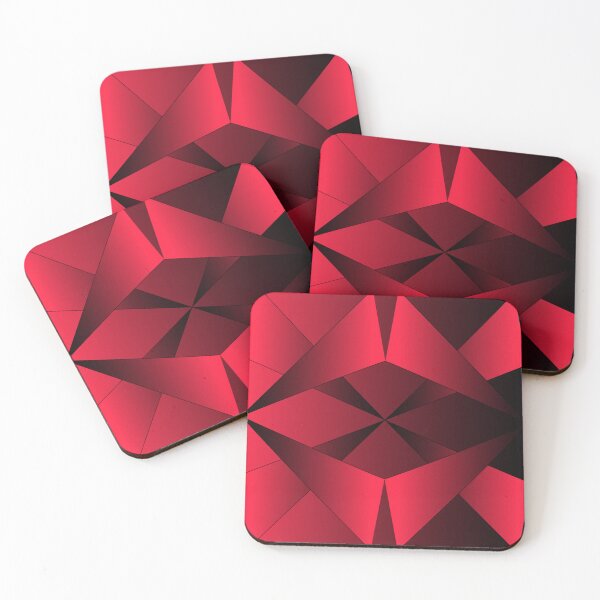 Item preview, Triangles in a Deep Red and Black designed and sold by LoveofPeace.