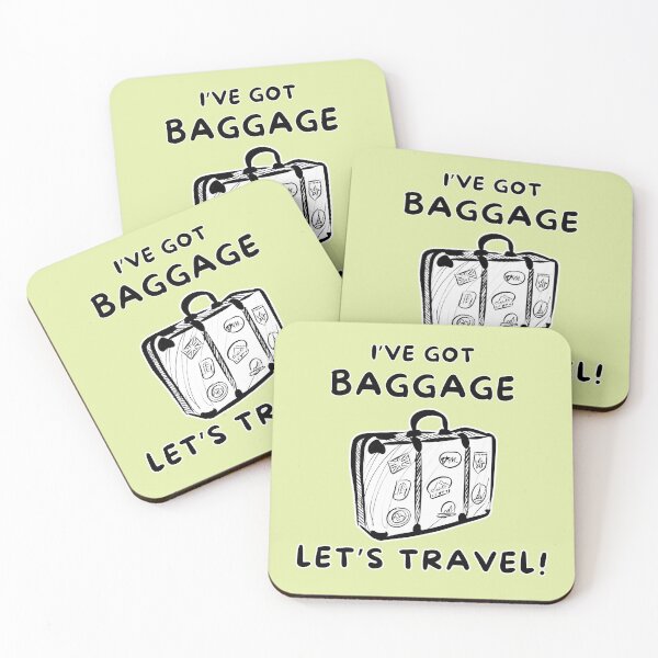 Item preview, I've got baggage lets travel! designed and sold by impressionofmel.