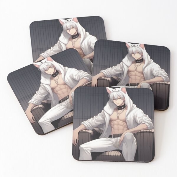 Item preview, Anime Man with Cat Ear Hoodie designed and sold by TeachersCubby.