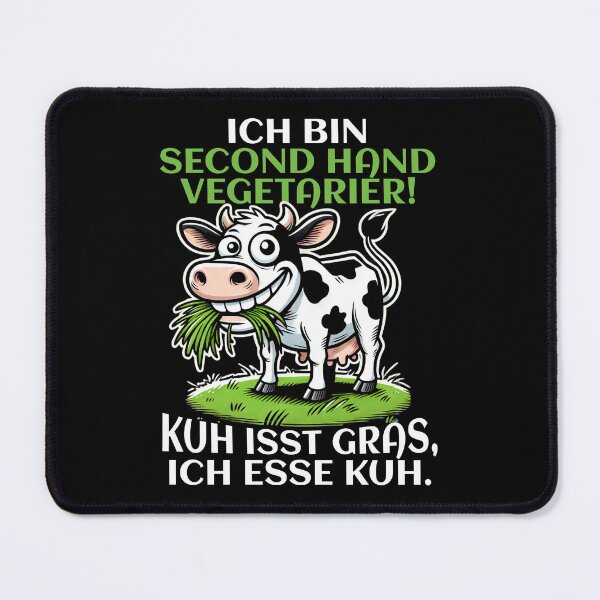 Item preview, I am a second hand vegetarian - Cow Funny designed and sold by MEMES-GER.