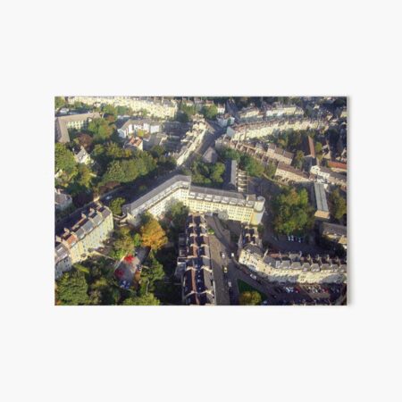 Aerial Image of Bath, Somerset, UK Art Board Print