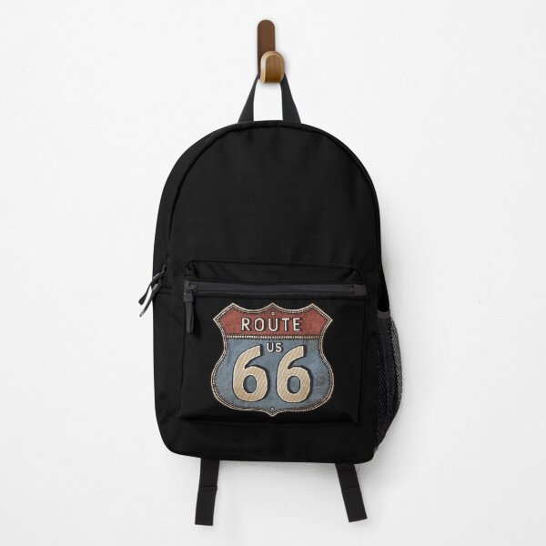 Item preview, route 66, decorative plate, red and blue designed and sold by Numbers-Art.