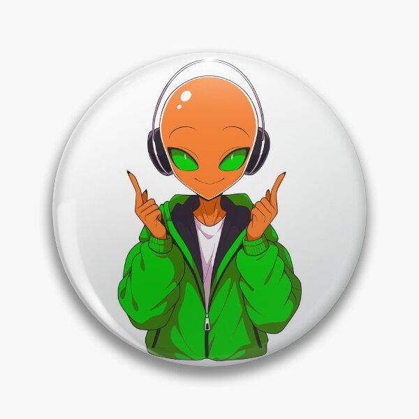 Item preview, Orange Alien designed and sold by OussCosmos ⭐️⭐️⭐️⭐️⭐️.