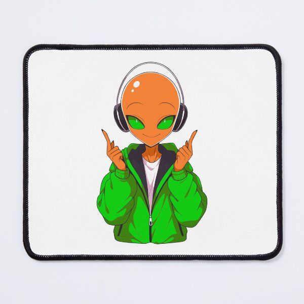 Item preview, Orange Alien designed and sold by OussCosmos ⭐️⭐️⭐️⭐️⭐️.