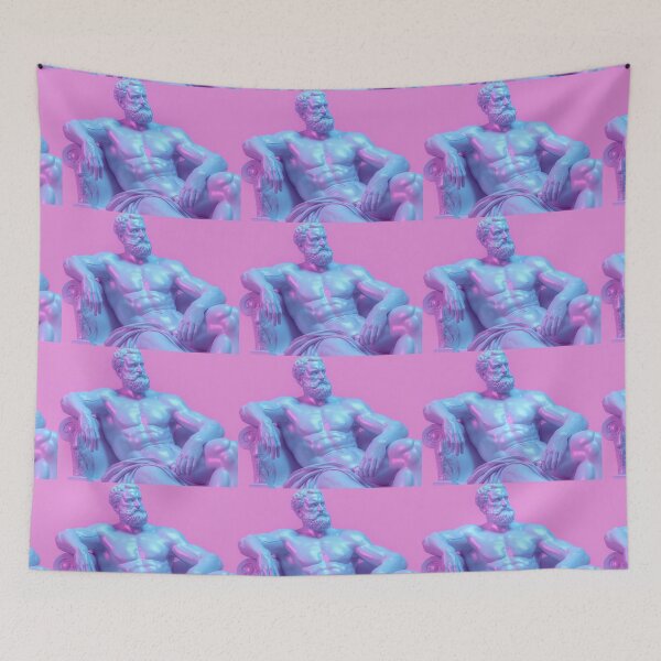 Item preview, A statue of a god, baroque vaporwave statue - Classical Pop Vaporwave designed and sold by Mr. Gattax.