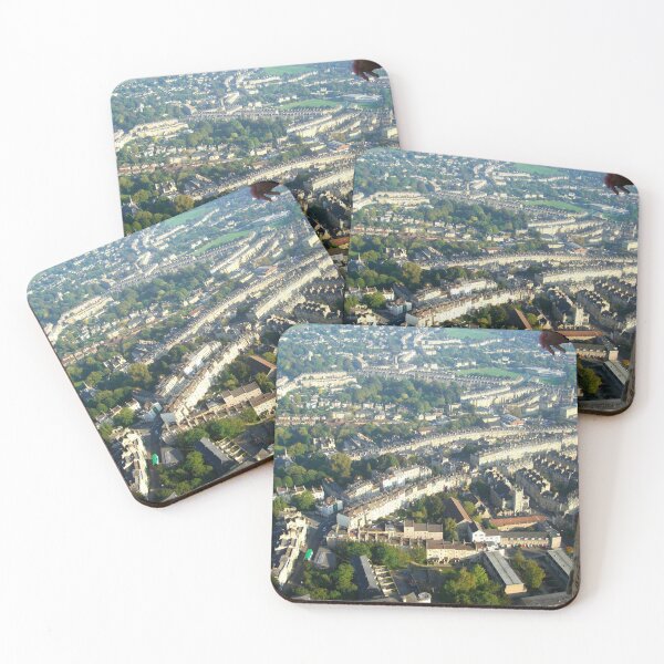 Item preview, Aerial Image of Bath, Somerset, UK  designed and sold by FOLK ART FUSION by heidiannemorris.