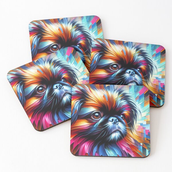 Item preview, Pekingese Dog Acrylic Print Pet Portrait Pet Lovers designed and sold by Puppy Puzzles Plus.
