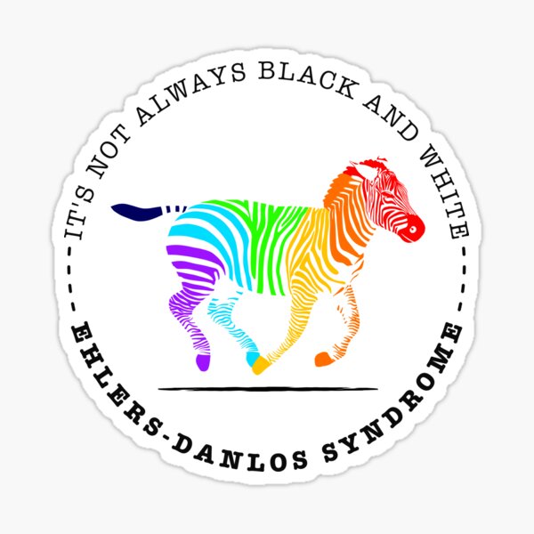 Item preview, Ehlers-Danlos Syndrome: It's Not Always Black and White I designed and sold by Jesabee Designs.