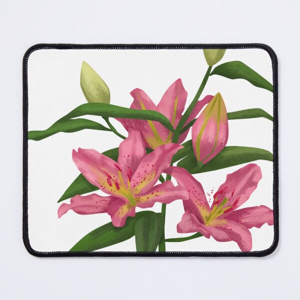 Item preview, Pink Lillies Print designed and sold by designs delight.